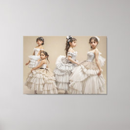 Impressão Em Tela Bailarinas románticas lienzo