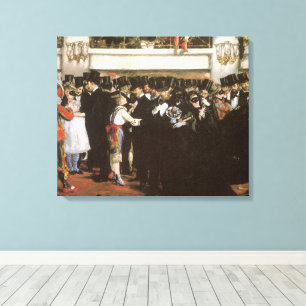 Impressão Em Tela Baile de Máscaras na Ópera por Edouard Manet