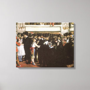 Impressão Em Tela Baile de Máscaras na Ópera por Edouard Manet