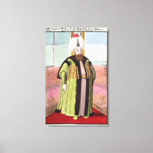 Impressão Em Tela Bajazet (Bayezid) II (c.1447-1512) chamou "Adli",