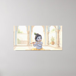 Impressão Em Tela Bal Krishna