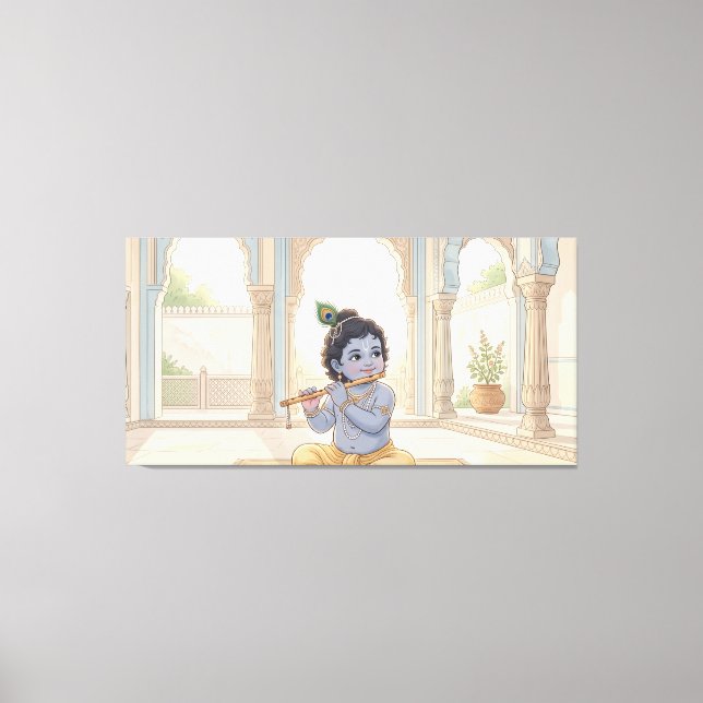 Impressão Em Tela Bal Krishna (Frente)