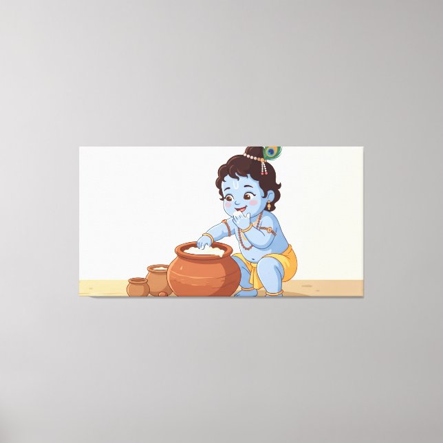 Impressão Em Tela Bal Krishna (Frente)