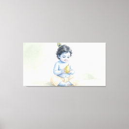 Impressão Em Tela Bal Krishna