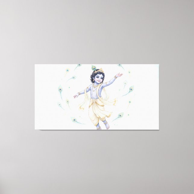 Impressão Em Tela Bal Krishna (Frente)