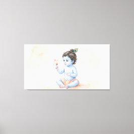 Impressão Em Tela Bal Krishna