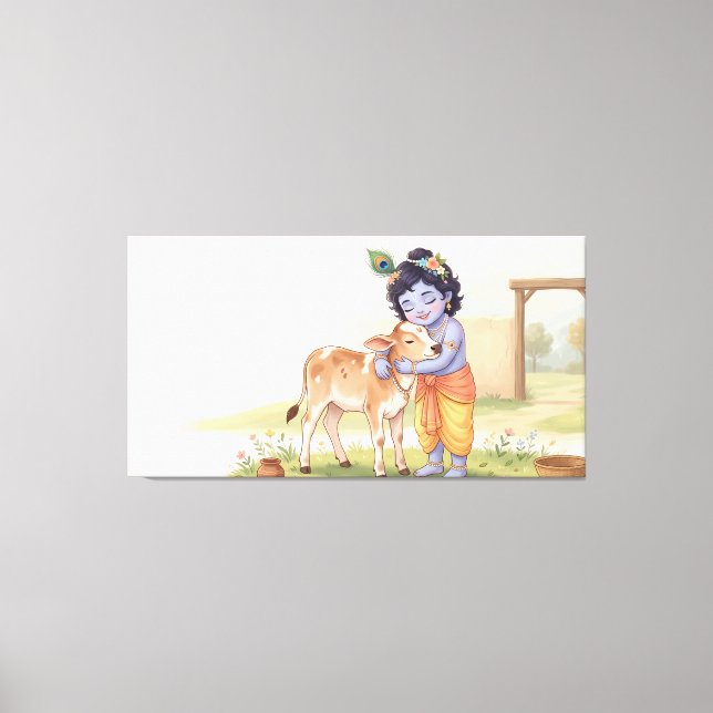 Impressão Em Tela Bal Krishna (Frente)