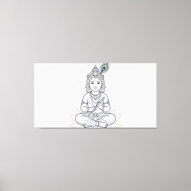 Impressão Em Tela Bal Krishna (Frente)