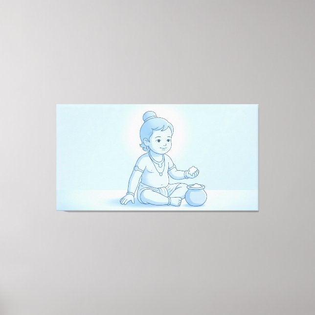 Impressão Em Tela Bal Krishna (Frente)