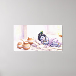 Impressão Em Tela Bal Krishna