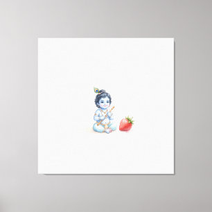 Impressão Em Tela Bal Krishna