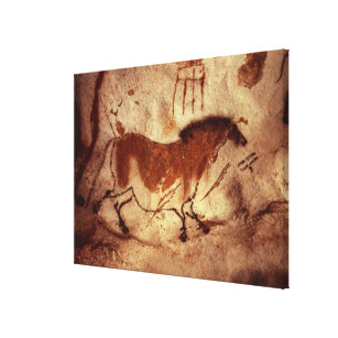 Impressão Em Tela Balance a pintura de um cavalo, c.17000 BC