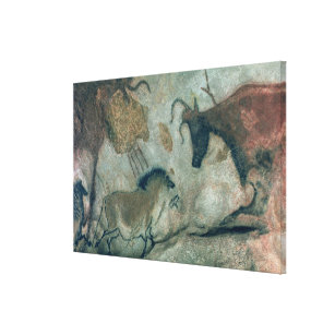 Impressão Em Tela Balance a pintura que mostra um cavalo e uma vaca,