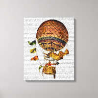 Balão de Ar Quente com Bandeiras