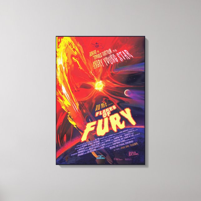 Impressão Em Tela Balas De Poster De Fury, Au Microscopii. (Frente)