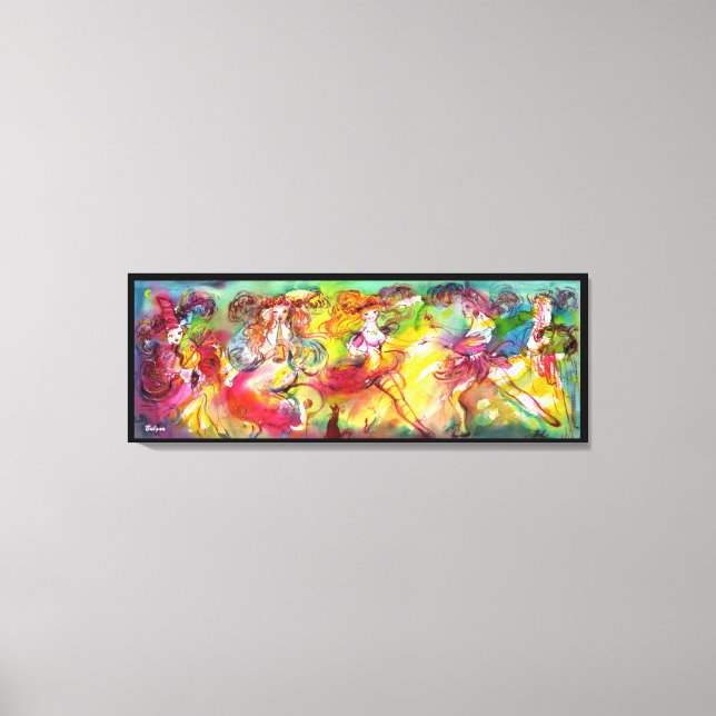 Impressão Em Tela BALÉ CARNIVAL / Mascarada veneziana,dança,música (Frente)