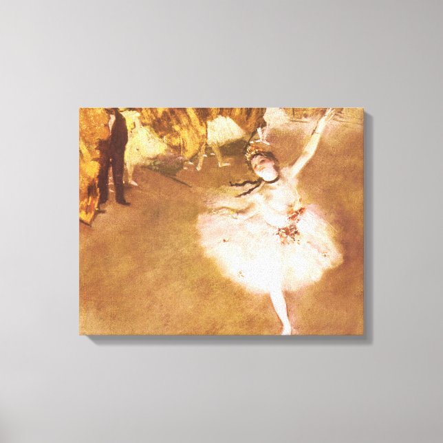 Impressão Em Tela Balé Dancer Degas Star Painting (Frente)