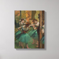 Balé Dancers Pink e Green Edgar Degas