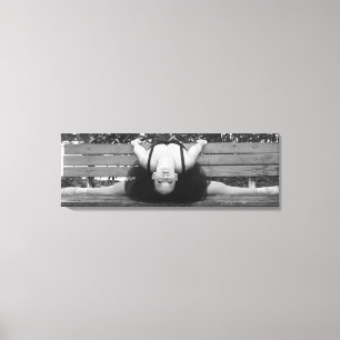 Impressão Em Tela Ballerina No Bench