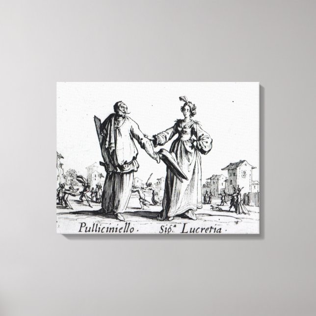 Impressão Em Tela Balli de Sfessania, c.1622 2 (Frente)