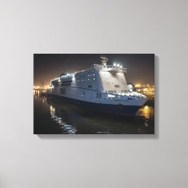 Impressão Em Tela Balsa P&O Pride of Hull à Noite