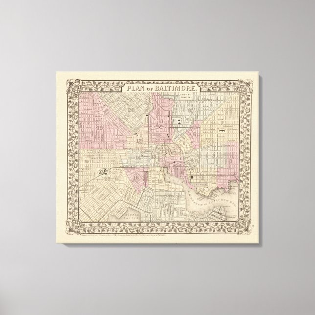 Impressão Em Tela Baltimore (Frente)