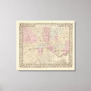 Impressão Em Tela Baltimore