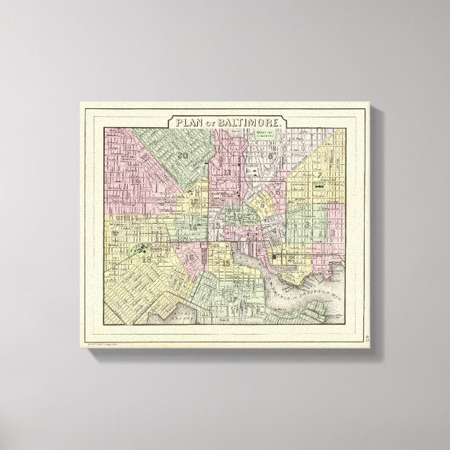 Impressão Em Tela Baltimore 3 (Frente)