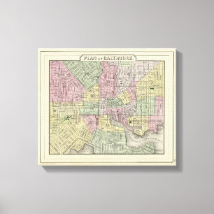 Impressão Em Tela Baltimore 3