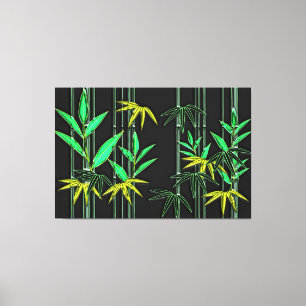 Impressão Em Tela Bambu Art 3