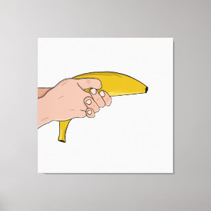 Impressão Em Tela Banana letal