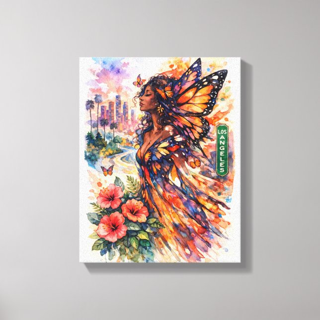 Impressão Em Tela Banana Moon Over Turquoise Seas (Frente)