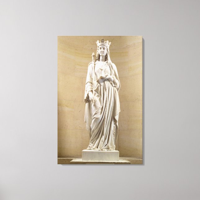 Impressão Em Tela Banche de Castela (1188-1252) Rainha de França, 18 (Frente)