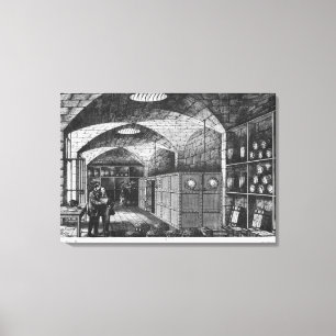 Impressão Em Tela Banco de França em Paris, 1897