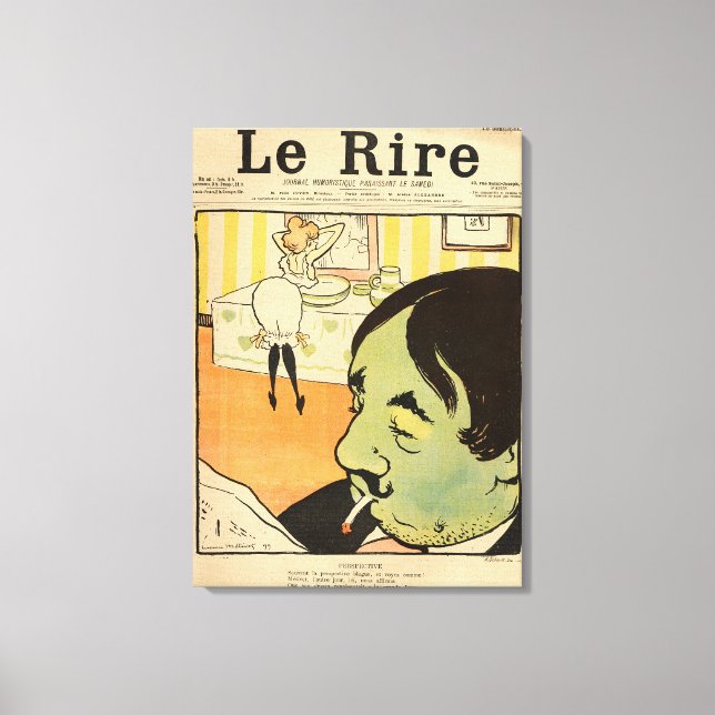 Impressão Em Tela Banda desenhada (Frente)