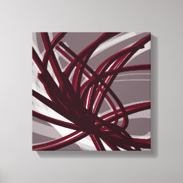 Impressão Em Tela Bandas de Abstrato e borras | Sombras e Luz