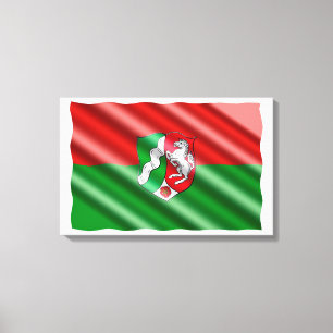 Impressão Em Tela Bandeira alemão