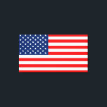 Impressão Em Tela Bandeira Americana<br><div class="desc">A canvas de brilho da American Flag Zazzle é feita a partir de uma mistura de poli-algodão sem aditivos e apresenta um revestimento especial receptivo a tinta que protege a superfície impressa de fissuras quando esticada. Feita com tecelagem apertada, ideal para qualquer fotografia ou arte fina, a nossa canvas de...</div>