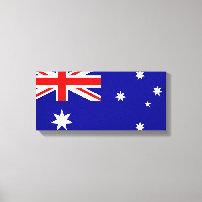 Impressão Em Tela Bandeira australiana (Frente)