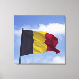 Impressão Em Tela bandeira belga RF)