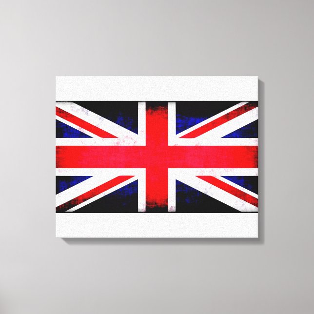 Impressão Em Tela Bandeira Britânica (Frente)