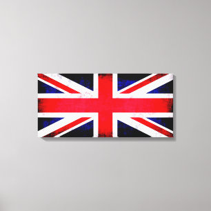 Impressão Em Tela Bandeira Britânica