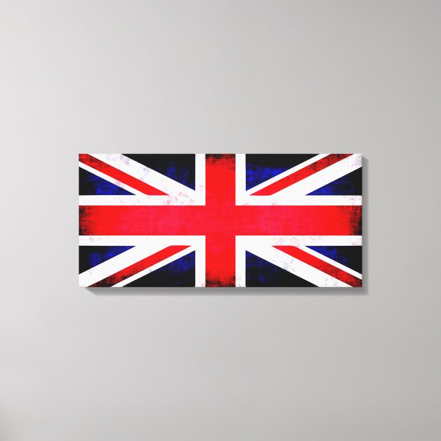 Impressão Em Tela Bandeira Britânica (Frente)