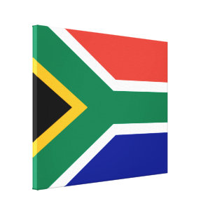 Impressão Em Tela Bandeira da África do Sul