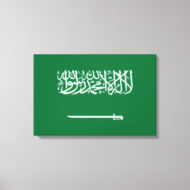Impressão Em Tela Bandeira da Arábia Saudita