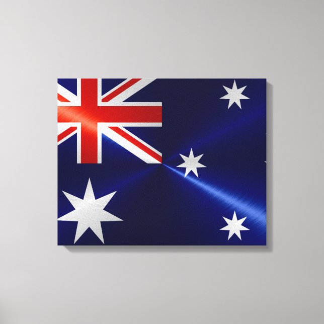 Impressão Em Tela Bandeira da Austrália (Frente)