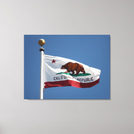 Impressão Em Tela bandeira da Califórnia