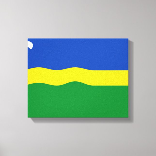 Impressão Em Tela Bandeira da Flevolândia (Frente)