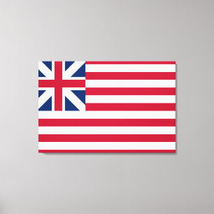 Impressão Em Tela Bandeira da Grande União dos Estados Unidos