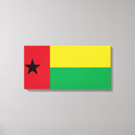 Impressão Em Tela Bandeira da Guiné-Bissau